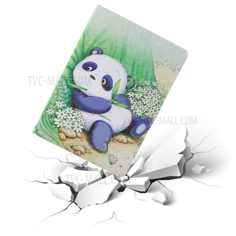 Pattern Printing Card Slots Flip Leather Tablet Case for iPad Pro 11-inch (2020)/(2018) - Cute Panda-6