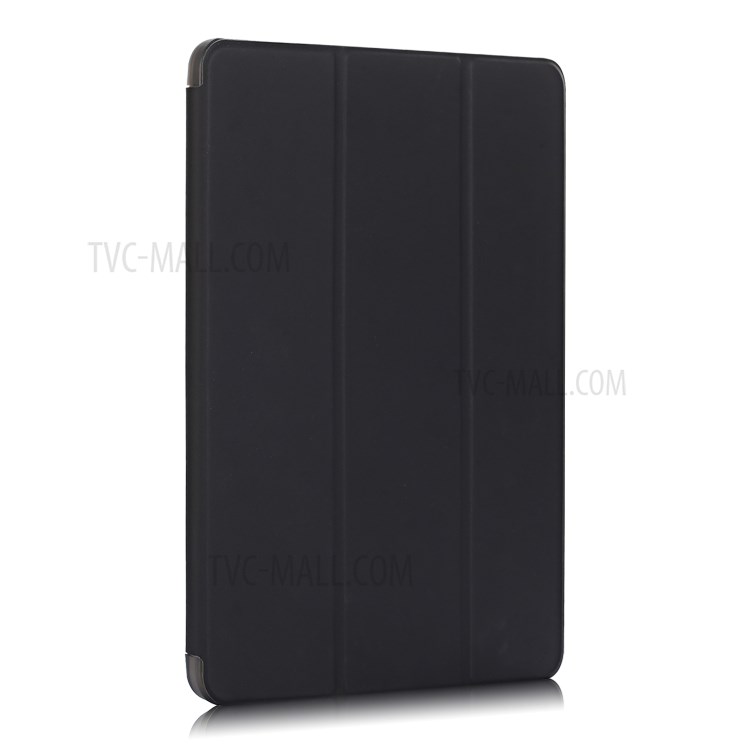 Tri-fold Stand Smart Leather Soft Case Shell with Pencil Storage Groove for iPad Pro 11-inch (2020)/(2018) - Black-2