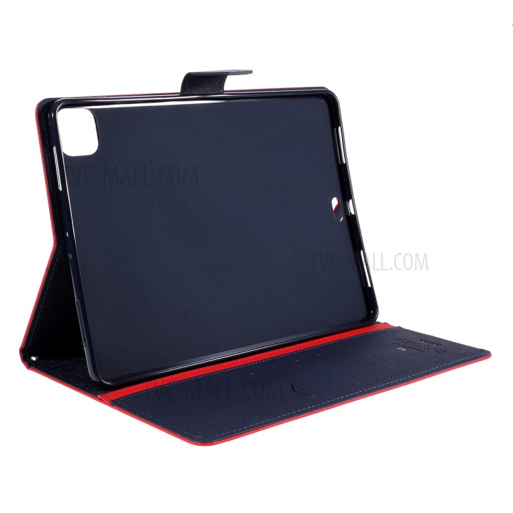 MERCURY GOOSPERY Diary Leather Phone Casing for iPad Pro 12.9-inch (2020)/(2018) - Red-6
