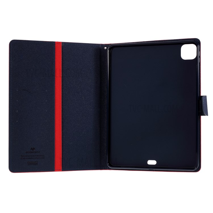 MERCURY GOOSPERY Diary Leather Phone Casing for iPad Pro 12.9-inch (2020)/(2018) - Red-7