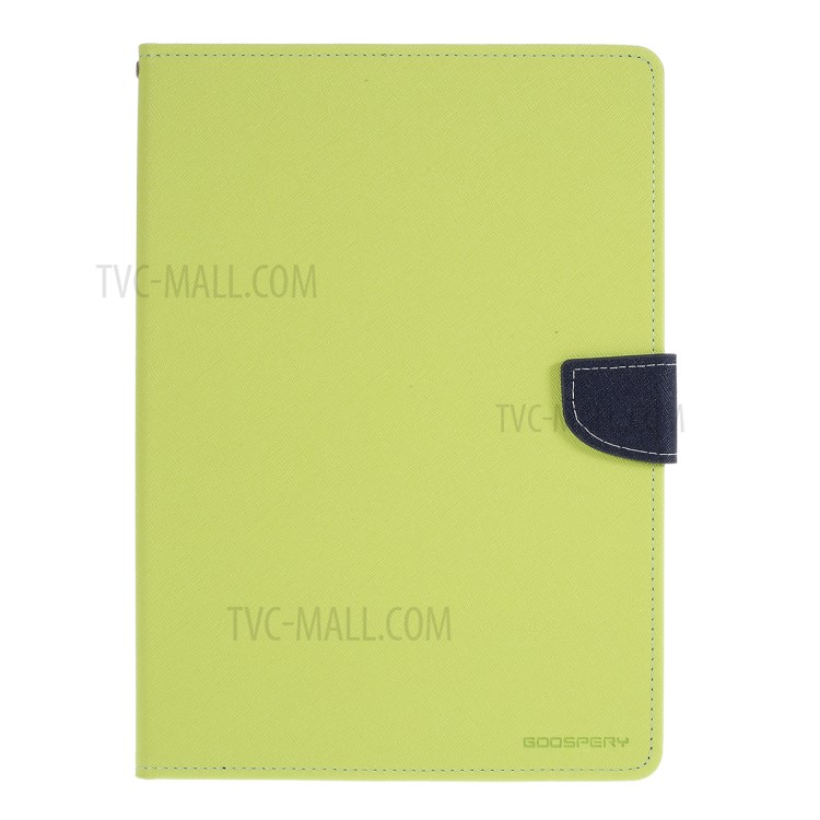 MERCURY GOOSPERY Diary Leather Phone Casing for iPad Pro 12.9-inch (2020)/(2018) - Green-1