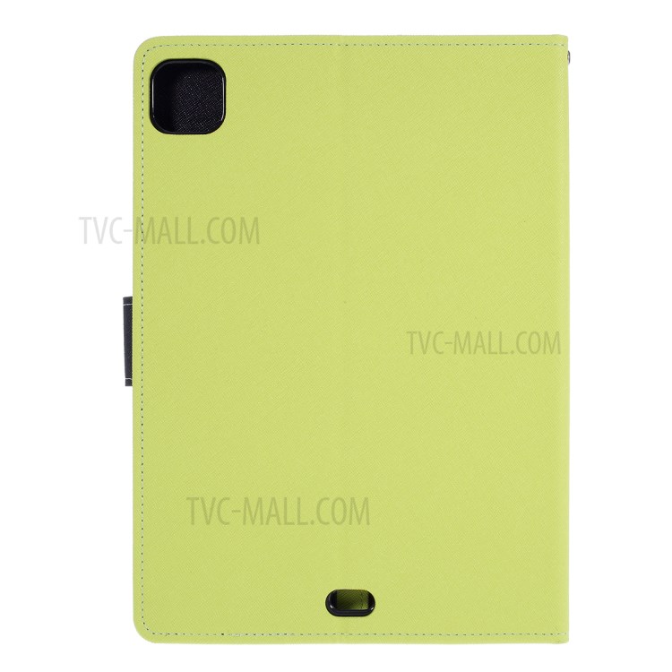 MERCURY GOOSPERY Diary Leather Phone Casing for iPad Pro 12.9-inch (2020)/(2018) - Green-3