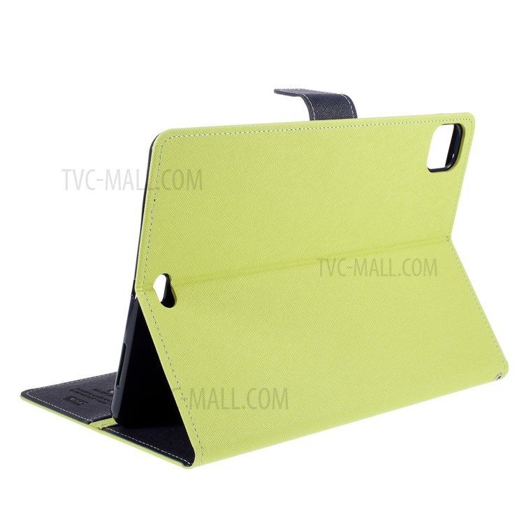 MERCURY GOOSPERY Diary Leather Phone Casing for iPad Pro 12.9-inch (2020)/(2018) - Green-5