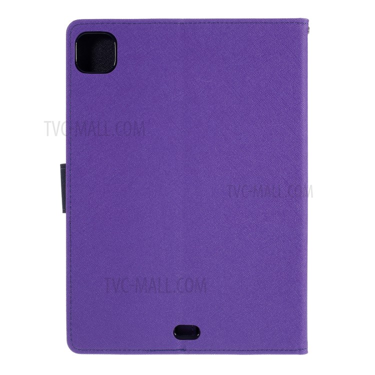 MERCURY GOOSPERY Diary Leather Phone Casing for iPad Pro 12.9-inch (2020)/(2018) - Purple-3