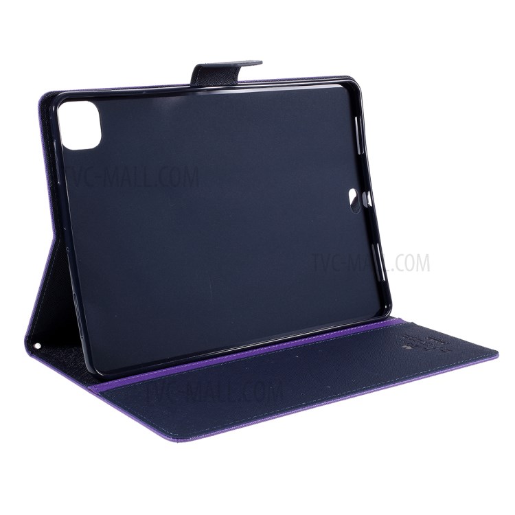 MERCURY GOOSPERY Diary Leather Phone Casing for iPad Pro 12.9-inch (2020)/(2018) - Purple-5