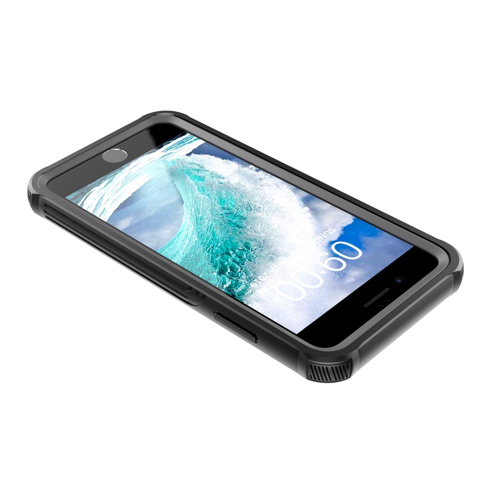 All-wrapped Anti-drop PC Cell Phone Case Built-in PET Screen Film for iPhone 8 Plus/7 Plus/6s Plus/6 Plus-10