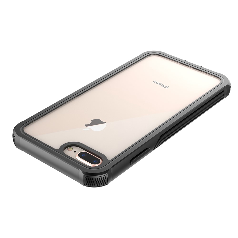 All-wrapped Anti-drop PC Cell Phone Case Built-in PET Screen Film for iPhone 8 Plus/7 Plus/6s Plus/6 Plus-12