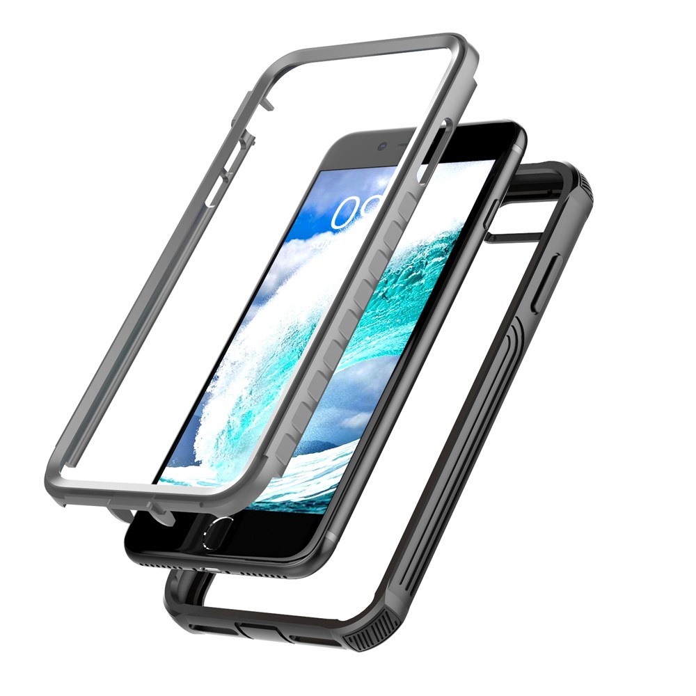 All-wrapped Anti-drop PC Cell Phone Case Built-in PET Screen Film for iPhone 8 Plus/7 Plus/6s Plus/6 Plus-16