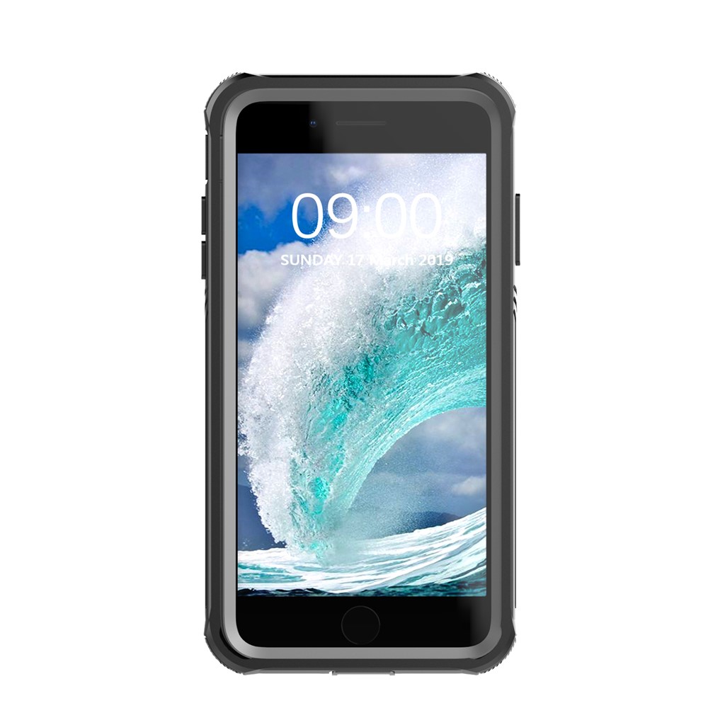 All-wrapped Anti-drop PC Cell Phone Case Built-in PET Screen Film for iPhone 8 Plus/7 Plus/6s Plus/6 Plus-3