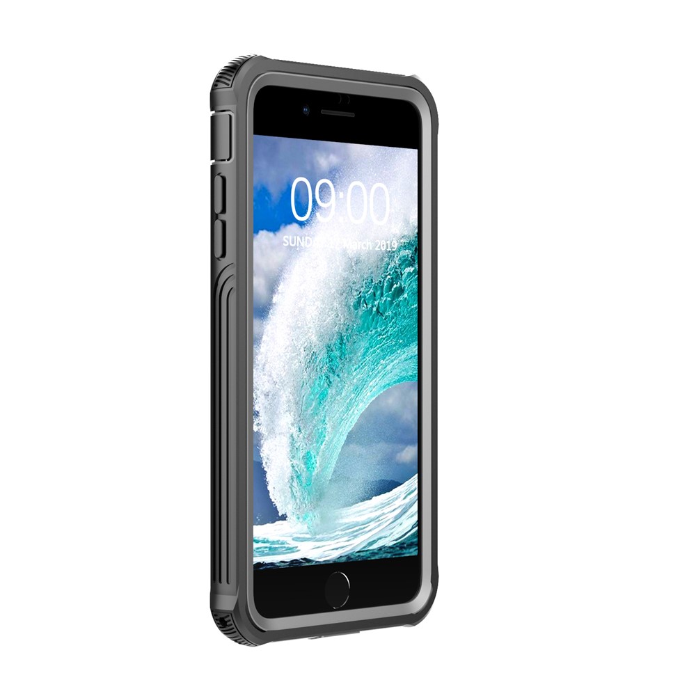 All-wrapped Anti-drop PC Cell Phone Case Built-in PET Screen Film for iPhone 8 Plus/7 Plus/6s Plus/6 Plus-8