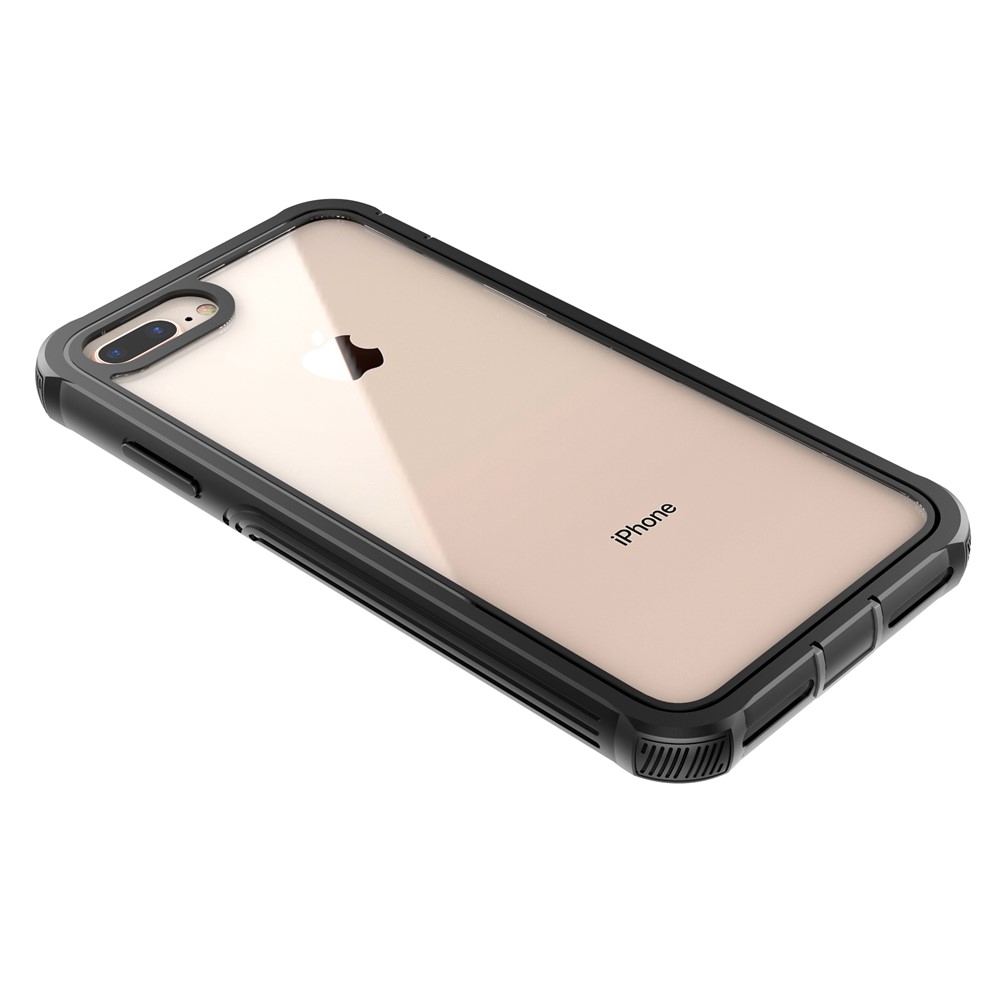 All-wrapped Anti-drop PC Cell Phone Case Built-in PET Screen Film for iPhone 8 Plus/7 Plus/6s Plus/6 Plus-9