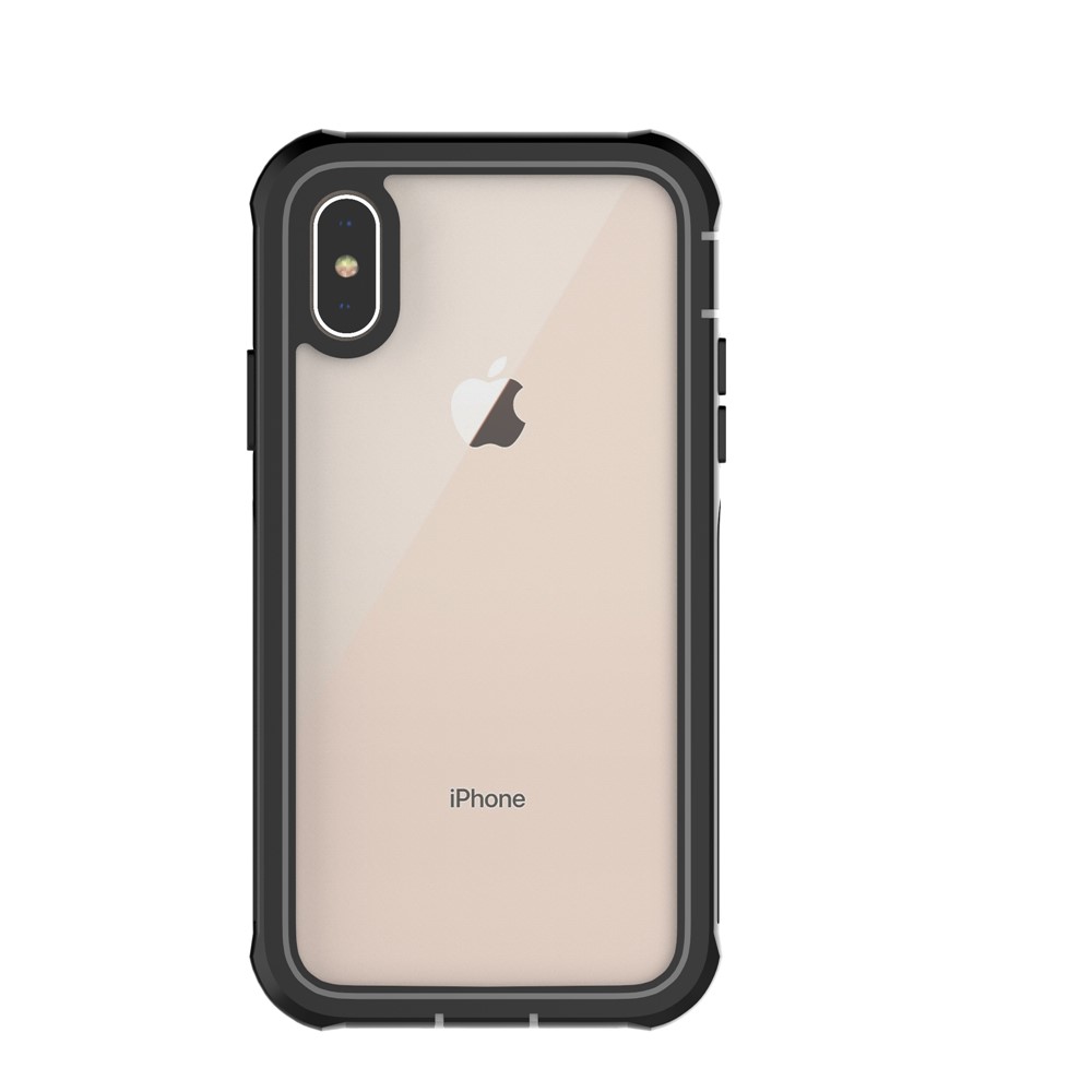 Full Body Protection Hard PC Protection Shell Built-in PET Screen Film for iPhone XS/X-3