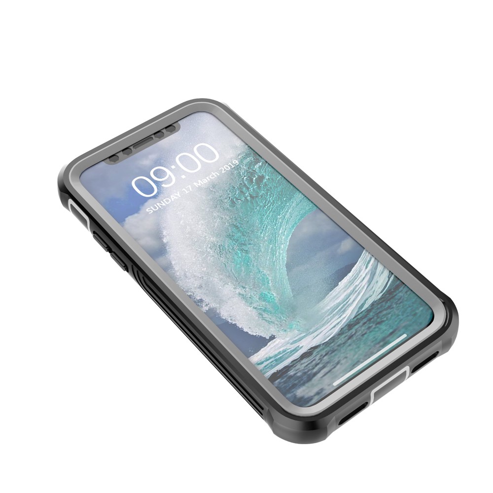 Full Body Protection Hard PC Protection Shell Built-in PET Screen Film for iPhone XS/X-5
