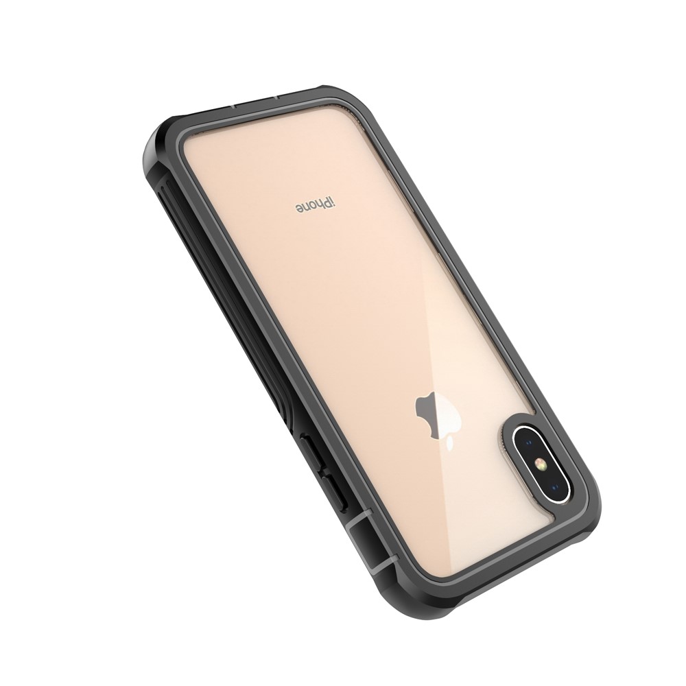 Coperture Di Protezione PC Duro Protezione Completa Del Corpo Incorporato PET Pellicola Di Schermo Per Iphone XS / X