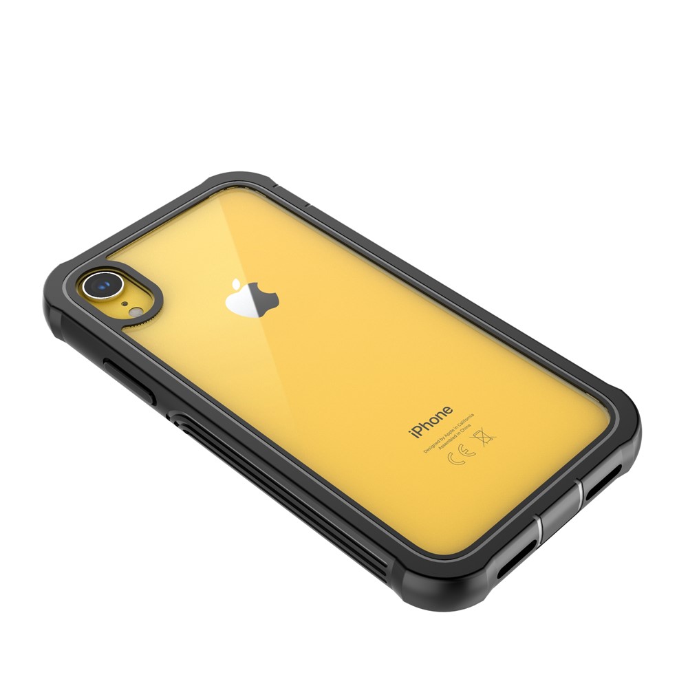 Shockproof All-inclusive PC Case Accessory Built-in PET Screen Film for iPhone XR 6.1 inch-10