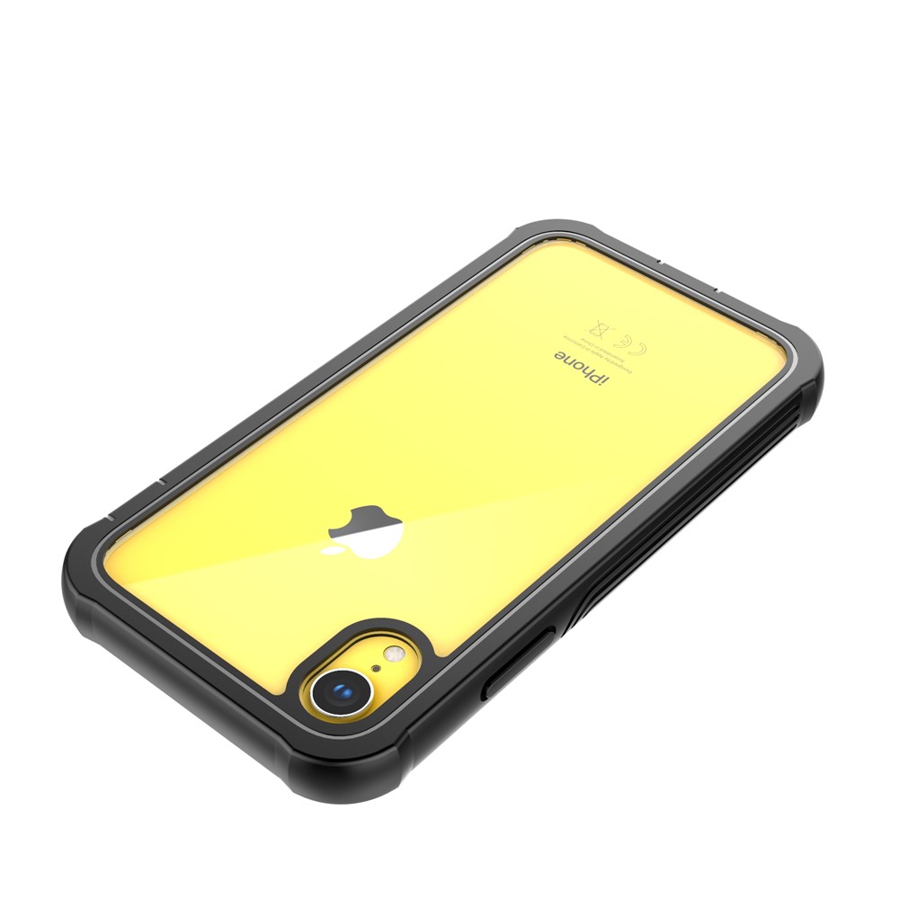 Shockproof All-inclusive PC Case Accessory Built-in PET Screen Film for iPhone XR 6.1 inch-11