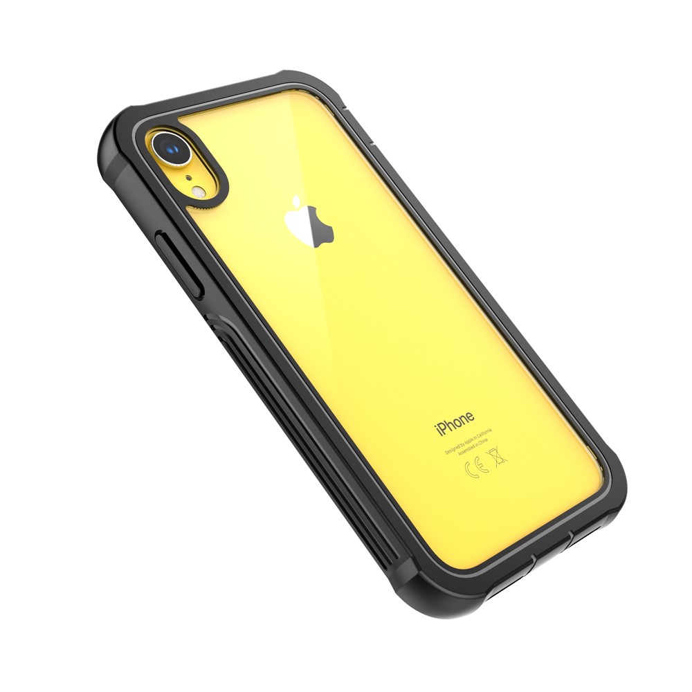 Shockproof All-inclusive PC Case Accessory Built-in PET Screen Film for iPhone XR 6.1 inch-12