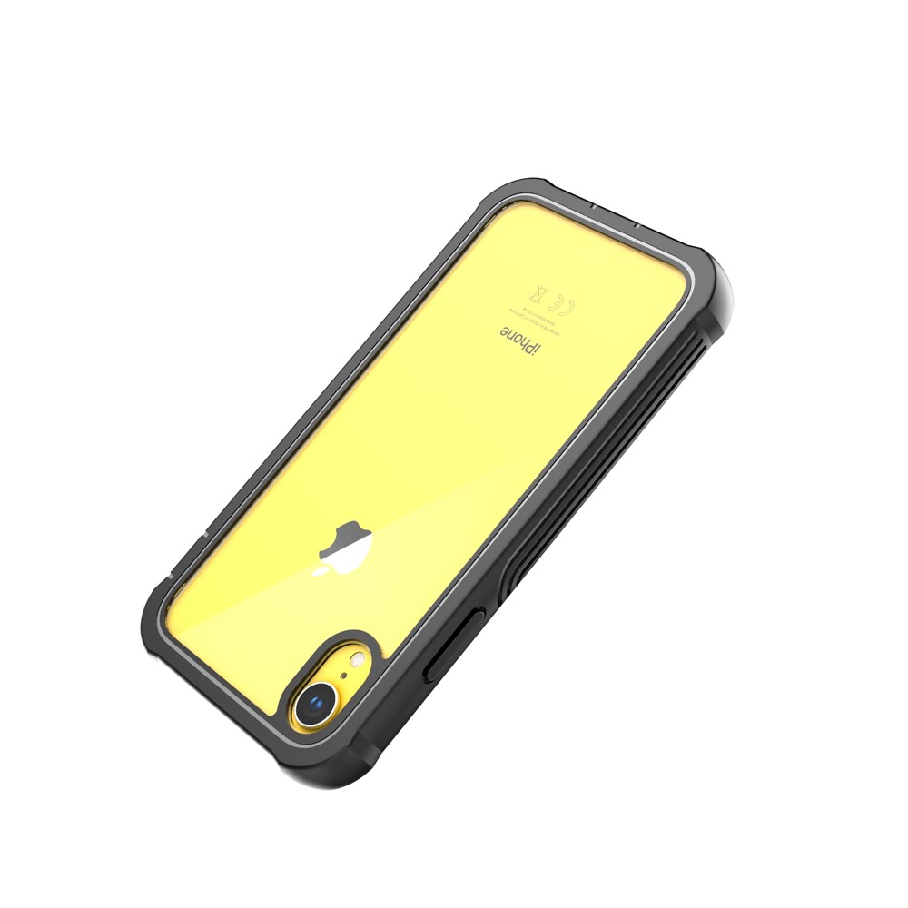 Shockproof All-inclusive PC Case Accessory Built-in PET Screen Film for iPhone XR 6.1 inch-6