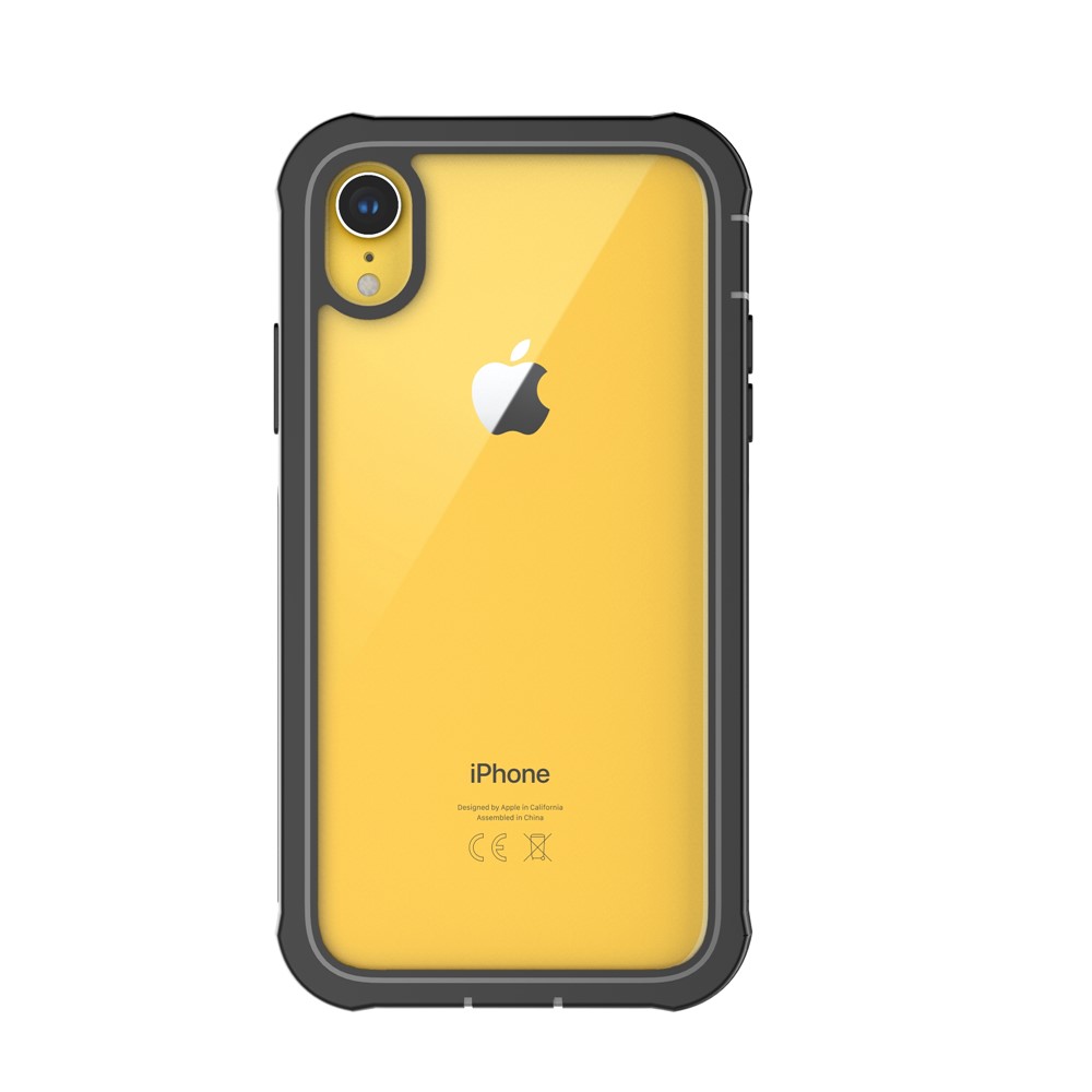 Shockproof All-inclusive PC Case Accessory Built-in PET Screen Film for iPhone XR 6.1 inch-8