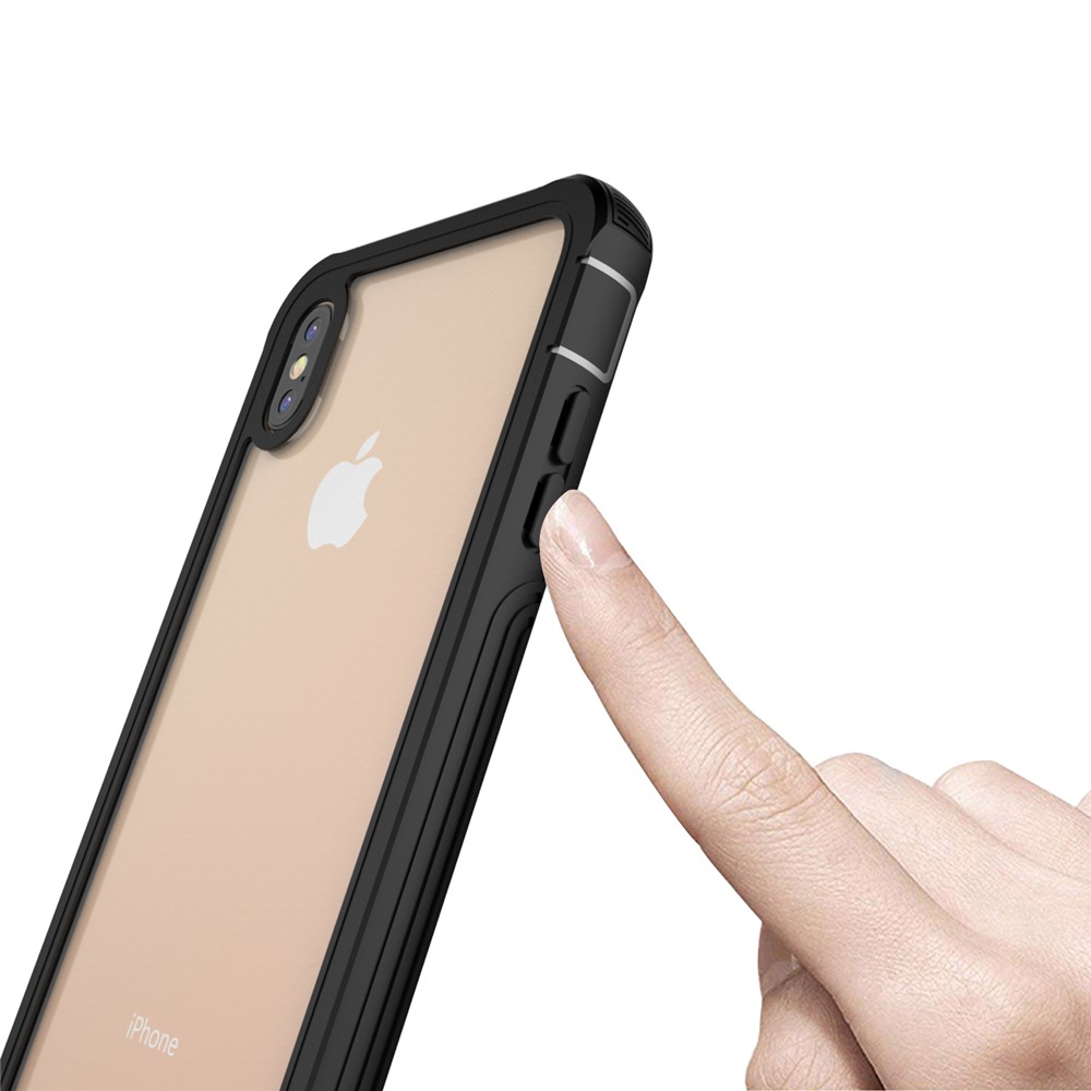 Shockproof All-inclusive PC Protector Cover Built-in PET Front Film for iPhone XS Max 6.5 inch-3
