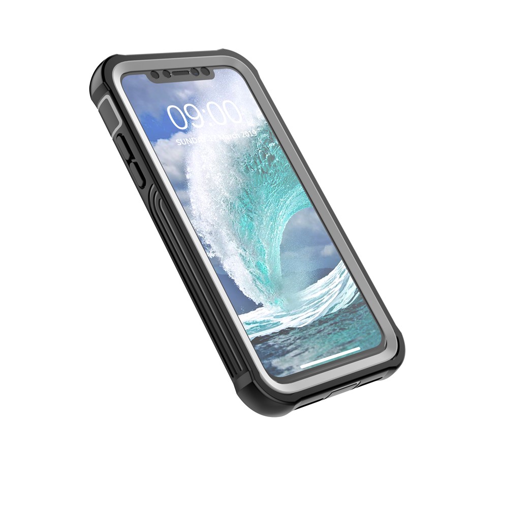 Drop-proof All-wrapped Plastic Phone Shell Built-in PET Screen Film for iPhone 11 Pro Max 6.5 inch-3