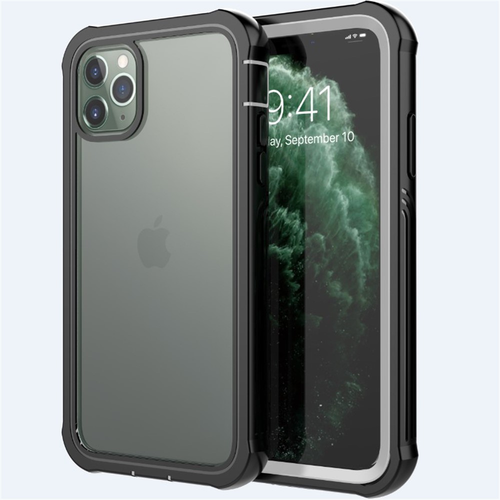 Drop-proof All-wrapped Plastic Phone Shell Built-in PET Screen Film for iPhone 11 Pro Max 6.5 inch-9