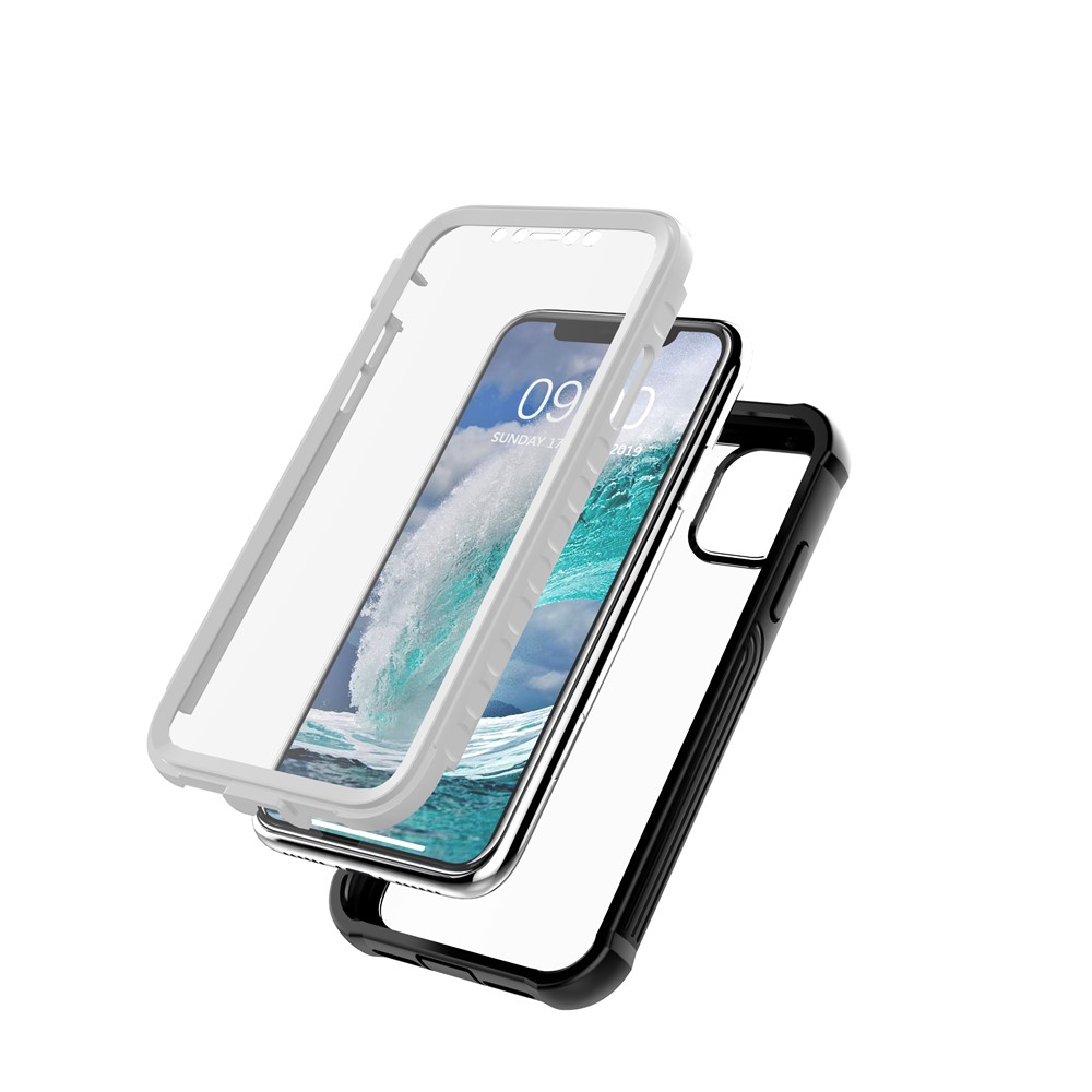 Anti-drop Full-body Protection Hard PC Cover Built-in PET Screen Film for iPhone 11 6.1 inch-11