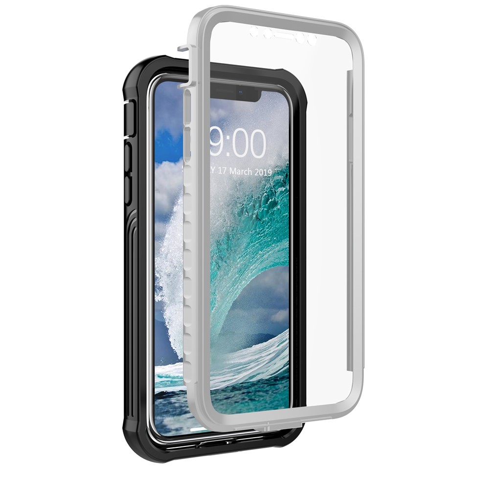 Anti-drop Full-body Protection Hard PC Cover Built-in PET Screen Film for iPhone 11 6.1 inch-2