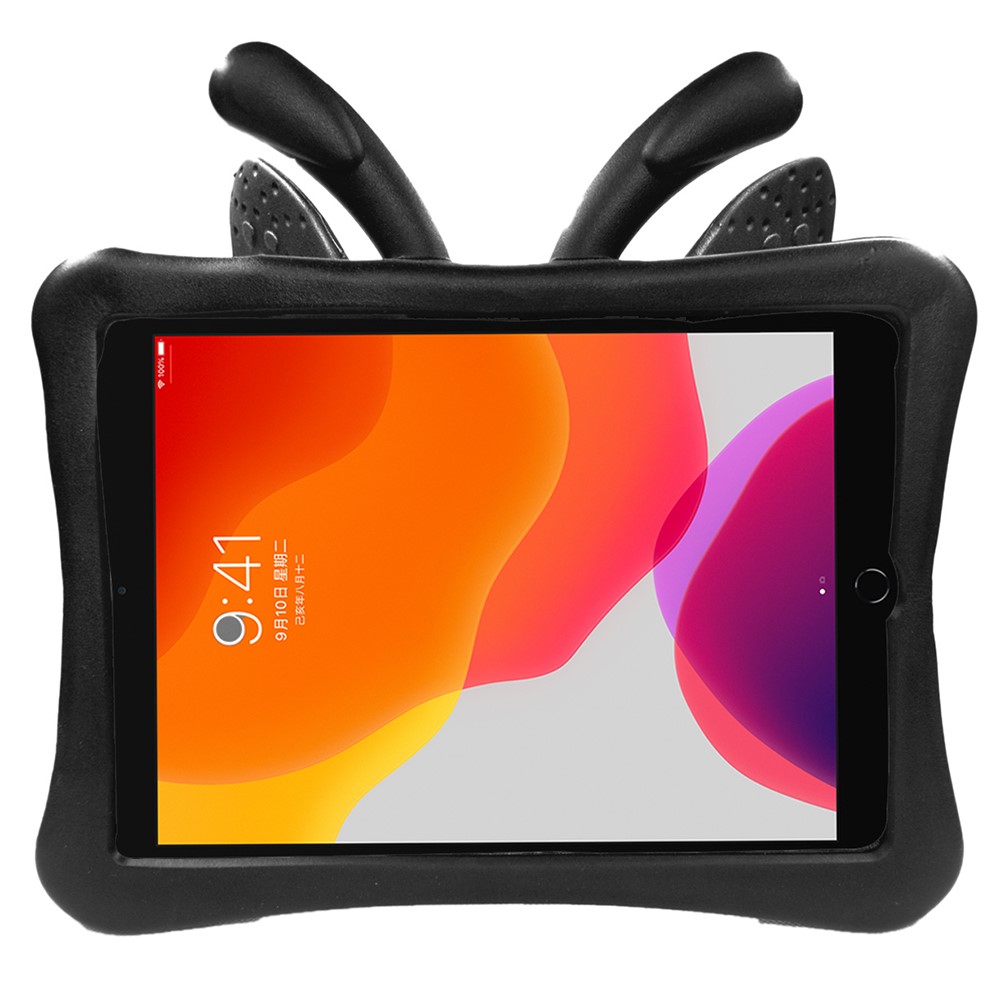 Schmetterlingsstil Stoßfeste Kickstand EVA Tischtasche Für Ipad 10.2(2021)/(2020)/(2019)/pro 10.5-Zoll(2017)/air 10.5 Zoll(2019) - Schwarz-6