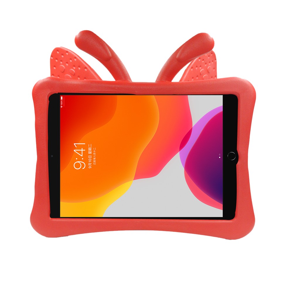 Butterfly Style Shockproof Kickstand EVA Table Case for iPad 10.2 (2019)/Pro 10.5-inch (2017)/Air 10.5 inch (2019) - Red-6