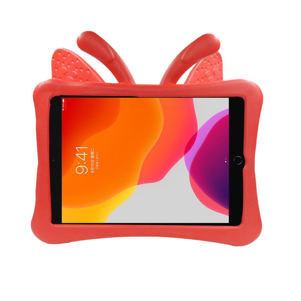 Butterfly Style Shockproof Kickstand EVA Table Case for iPad 10.2 (2021)/(2020)/(2019)/Pro 10.5-inch (2017)/Air 10.5 inch (2019) - Red-6