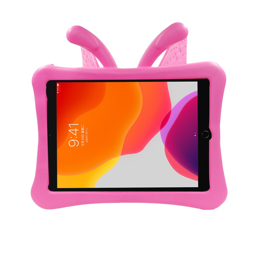 Butterfly Style Shockproof Kickstand EVA Table Case for iPad 10.2 (2019)/Pro 10.5-inch (2017)/Air 10.5 inch (2019) - Rose-6