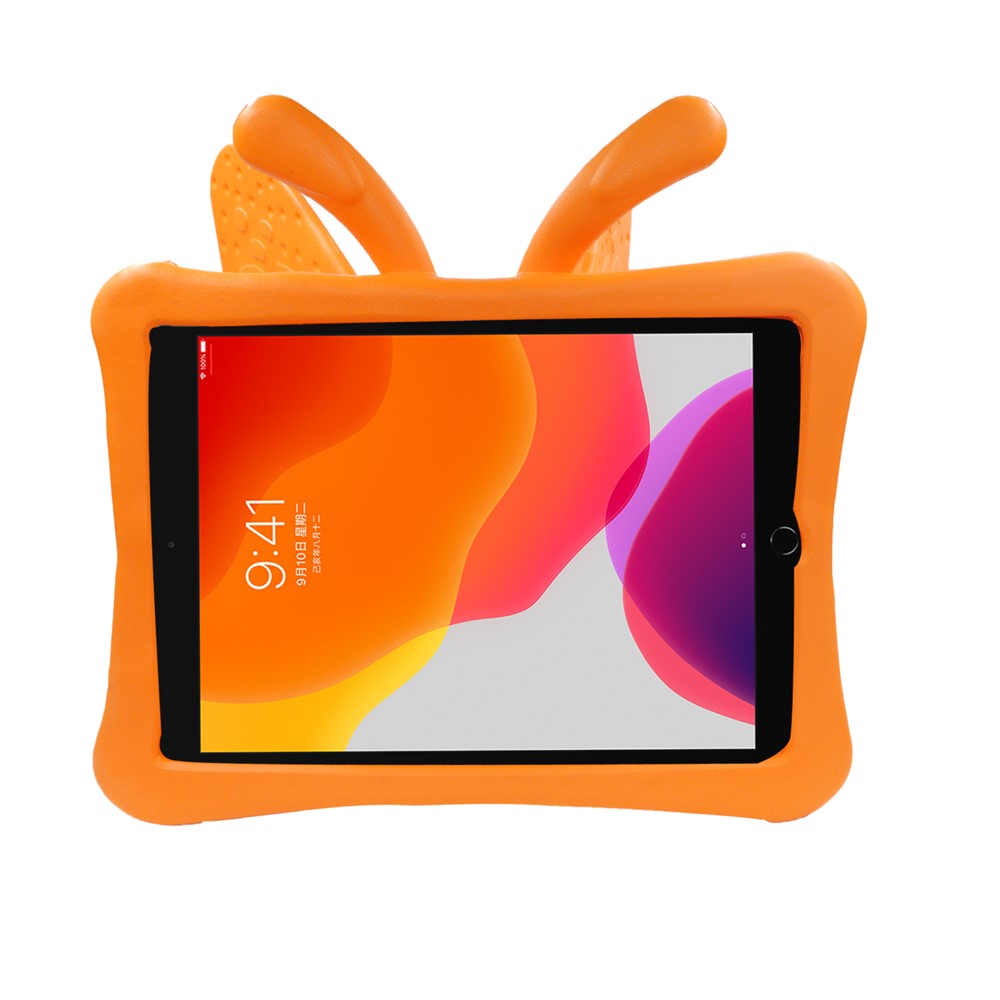 Butterfly Style Shockproof Kickstand EVA Table Case for iPad 10.2 (2019)/Pro 10.5-inch (2017)/Air 10.5 inch (2019) - Orange-5