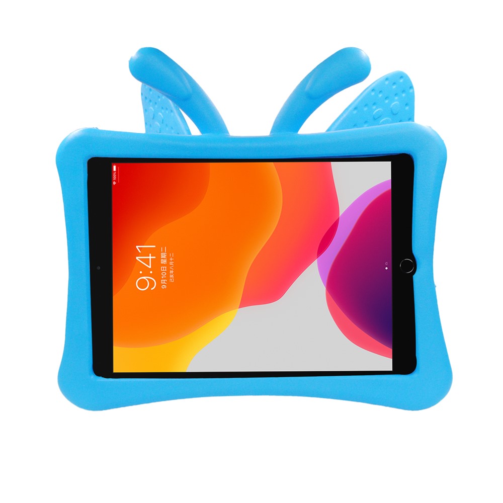 Butterfly Style Shockproof Kickstand EVA Table Case for iPad 10.2 (2019)/Pro 10.5-inch (2017)/Air 10.5 inch (2019) - Blue-6