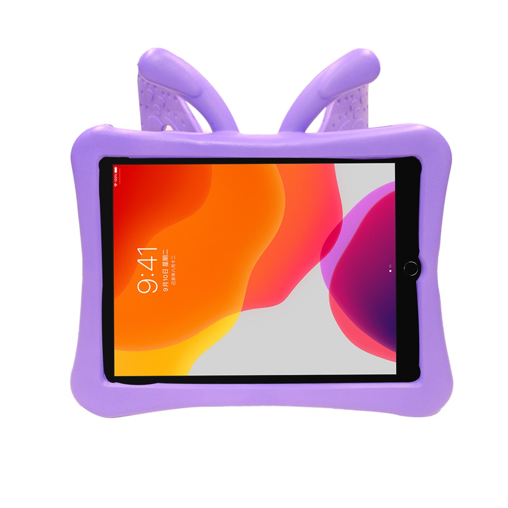 Butterfly Style Shockproof Kickstand EVA Table Case for iPad 10.2 (2019)/Pro 10.5-inch (2017)/Air 10.5 inch (2019) - Purple-6