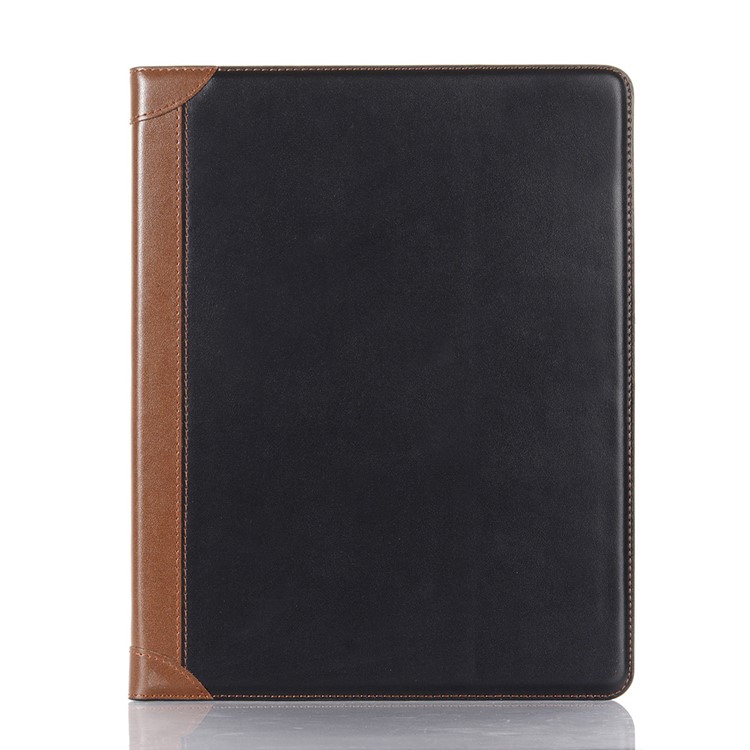 Contrast Color Wallet Stand Leather Smart Case for iPad Pro 12.9-inch (2020)/(2018) - Black-2