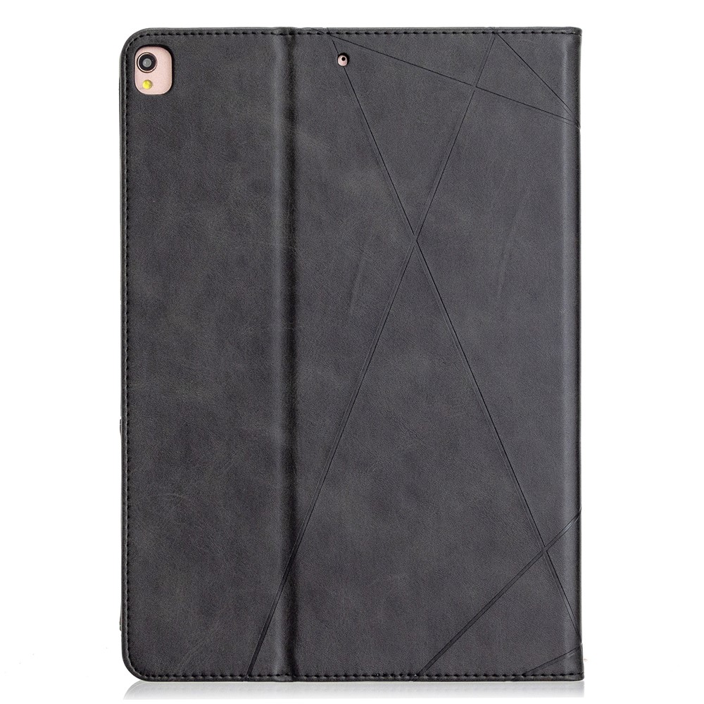 Geometric Pattern Stand Leather Smart Phone Case for Apple iPad 10.2 (2019)/Air 10.5 inch (2019)/Pro 10.5-inch (2017) - Black-3