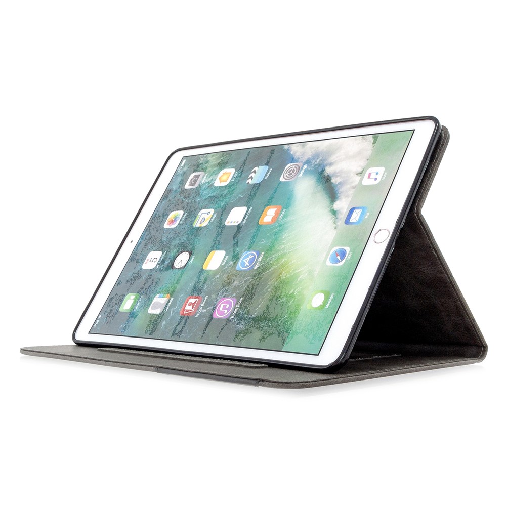 Geometric Pattern Stand Leather Smart Phone Case for Apple iPad 10.2 (2019)/Air 10.5 inch (2019)/Pro 10.5-inch (2017) - Grey-6