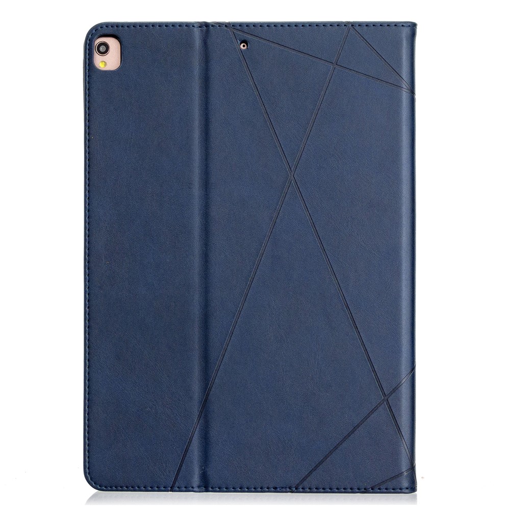 Geometric Pattern Stand Leather Smart Phone Case for Apple iPad 10.2 (2019)/Air 10.5 inch (2019)/Pro 10.5-inch (2017) - Blue-3