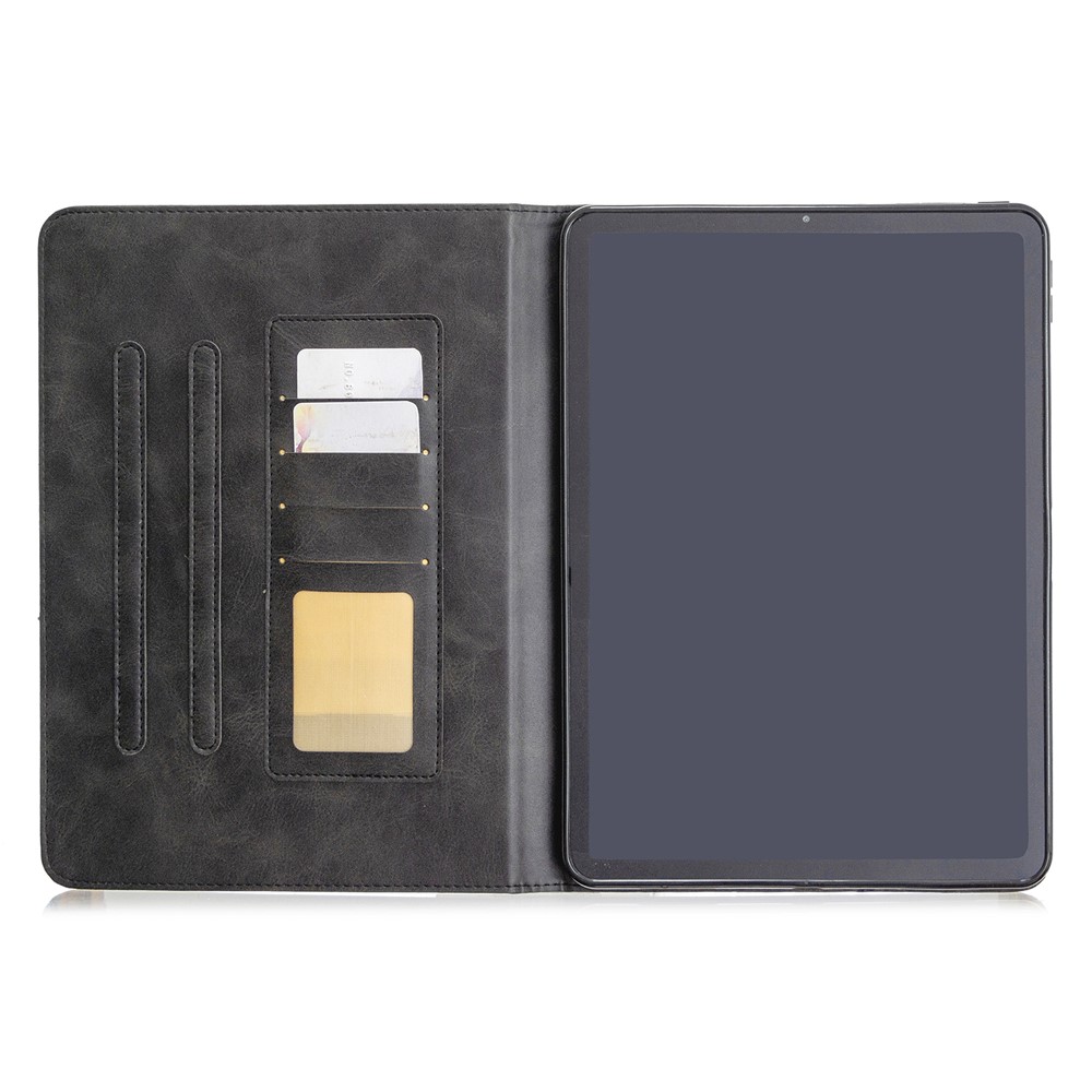 Geometric Pattern Wake/Sleep Leather Stand Case for iPad Pro 11-inch (2020)/(2018) - Black-4