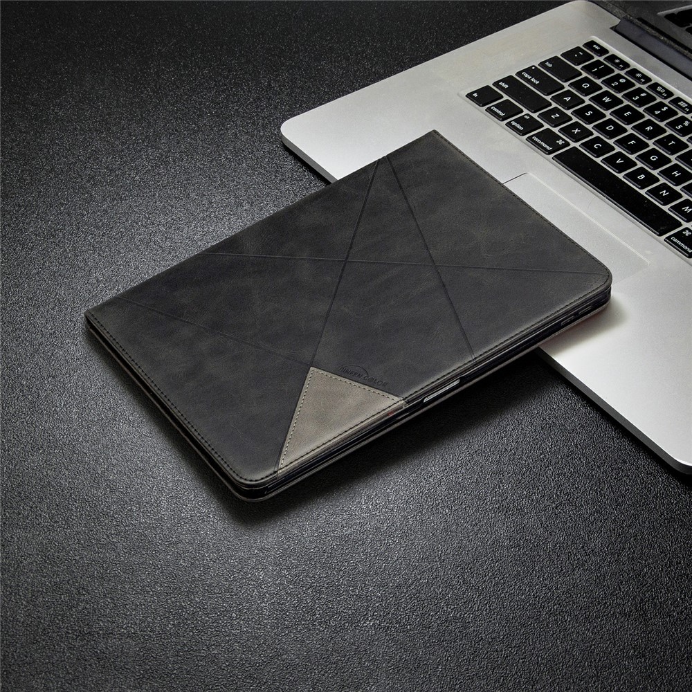 Geometric Pattern Wake/Sleep Leather Stand Case for iPad Pro 11-inch (2020)/(2018) - Black-7