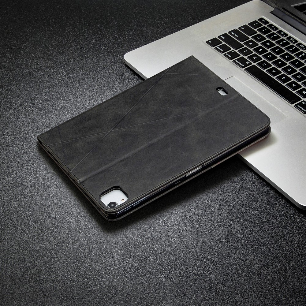 Geometric Pattern Wake/Sleep Leather Stand Case for iPad Pro 11-inch (2020)/(2018) - Black-8