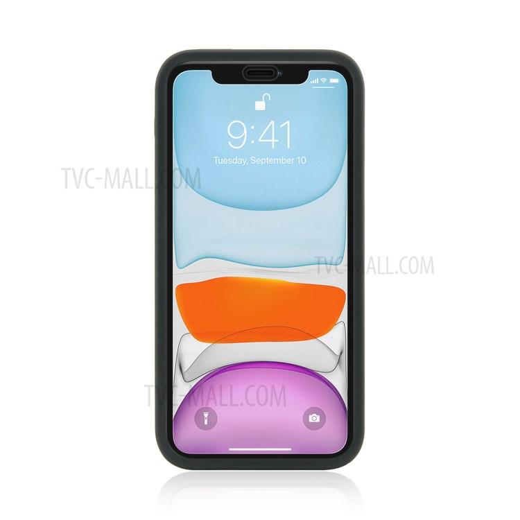 For iPhone 11 6.1-inch Waterproof PC + TPU Protector Case - Black-3
