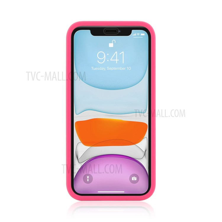 For iPhone 11 6.1-inch Waterproof PC + TPU Protector Case - Rose-11