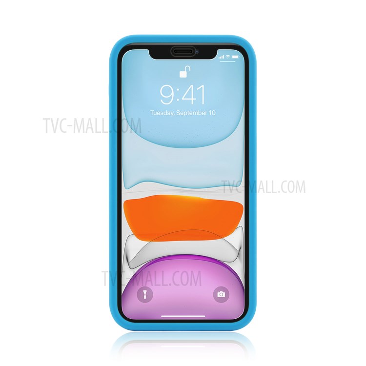 For iPhone 11 6.1-inch Waterproof PC + TPU Protector Case - Blue-4