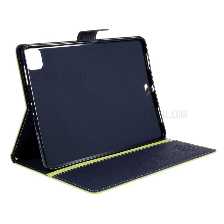 MERCURY GOOSPERY Diary Leather Unique Cover for iPad Pro 11-inch (2020)/(2018) - Green-6