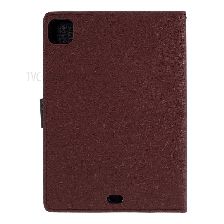 MERCURY GOOSPERY Diary Leather Unique Cover for iPad Pro 11-inch (2020)/(2018) - Brown-3