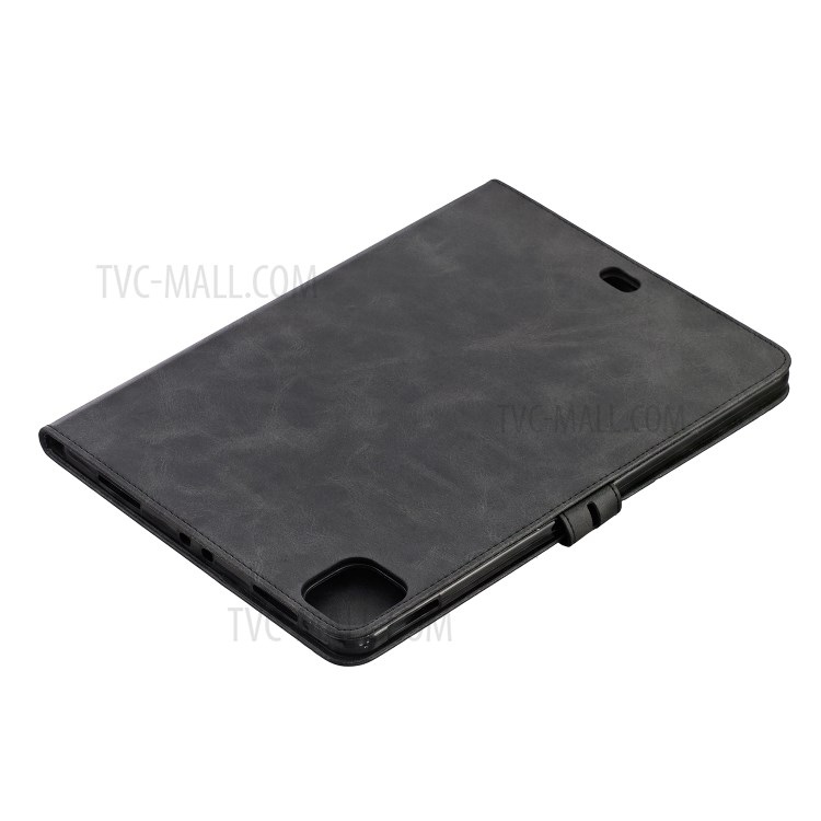 Cuir Avec Étui De Stand Avec Coquille De Porte-monnaie Pour IPad Pro 11 Pouces (2020) / (2018) - Noir-9