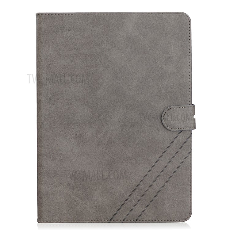 Leather with Stand Case with Wallet Shell for iPad Pro 11-inch (2020)/(2018) - Grey-2