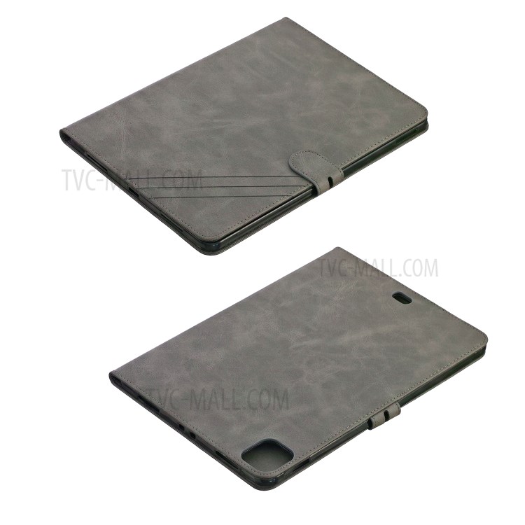 Leather with Stand Case with Wallet Shell for iPad Pro 11-inch (2020)/(2018) - Grey-4